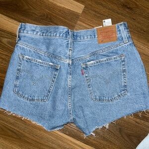 Levi's Women's Blue Denim Shorts